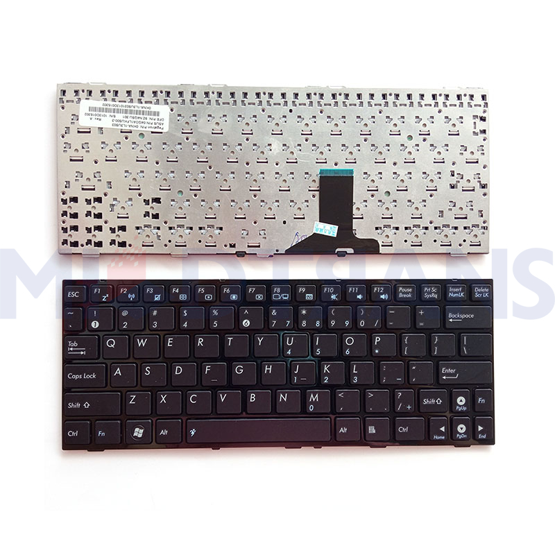 لوحة المفاتيح الأمريكية لـ ASUS EPC 1005PEB Black Frame Black New Ceyts Boards